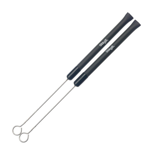 Stagg Telescopic Wire Brushes with Rubber Handle