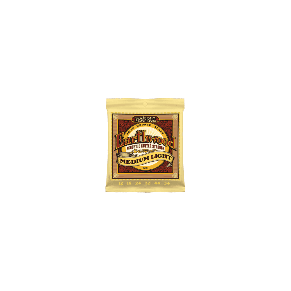 Ernie Ball Earthwood Medium Light 80/20 Bronze Acoustic Strings