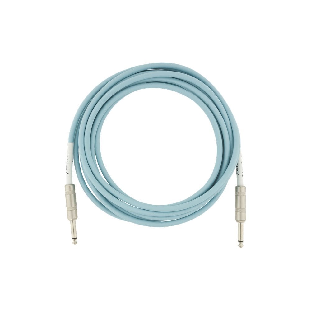 Fender Original Series Instrument Cable, 10', Daphne Blue