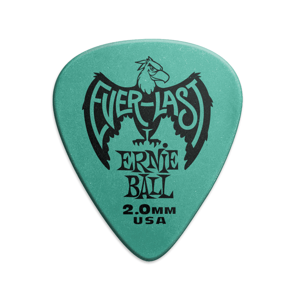 Ernie Ball 9196 Everlast 2mm Picks, 12 Pack