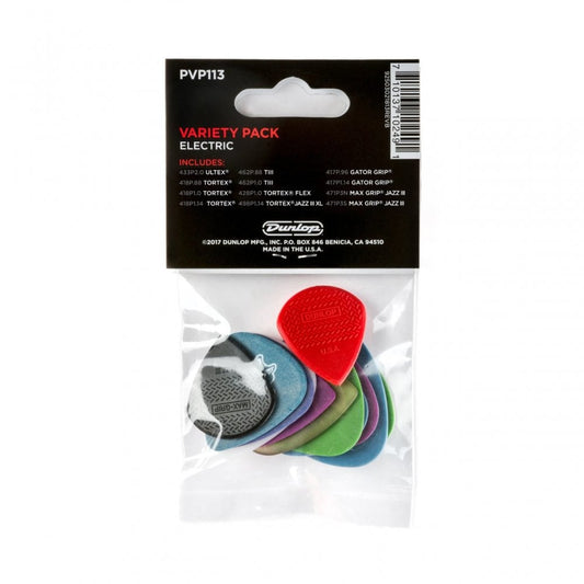 Dunlop PVP113 Electric Guitar Pick Variety 12 Pack