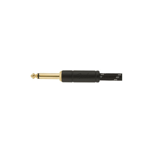 Fender Deluxe Series Instrument Cable, Straight/Straight, 10', Black Tweed
