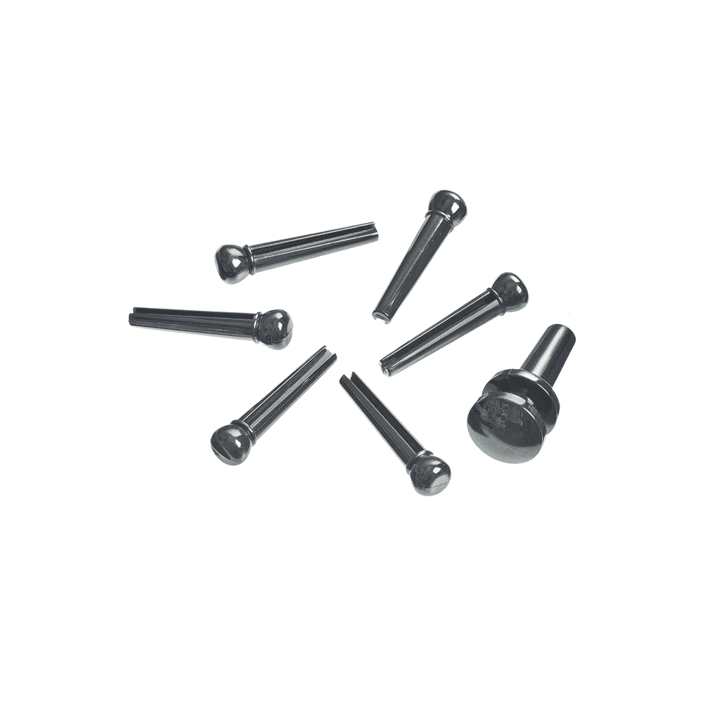 D'Addario PWPS9 Molded Bridge and End Pins Set Ebony