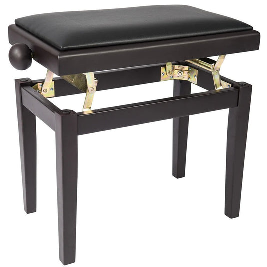Kinsman KPB03BRN Adjustable Piano Bench, Satin Rosewood