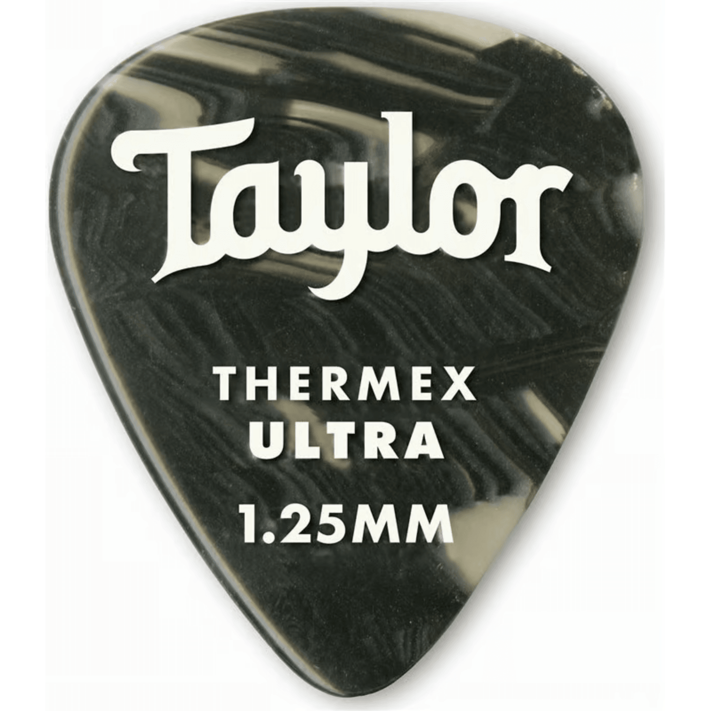 Taylor Thermex Ultra 351 Picks, Black Onyx, 1.25mm, 6 Pack