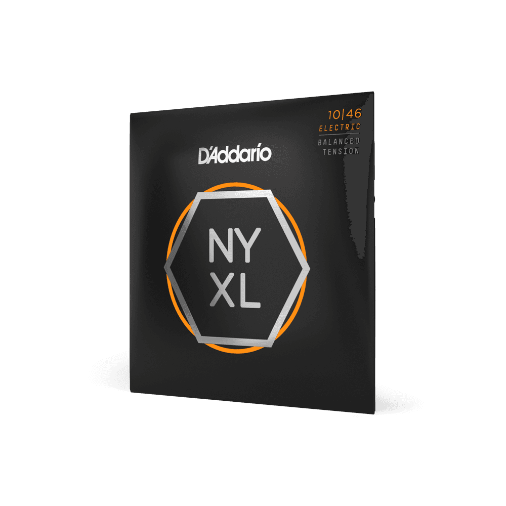 D'addario NYXL1046BT, Regular Light Balanced Tension Electric Guitar Strings, 10-46