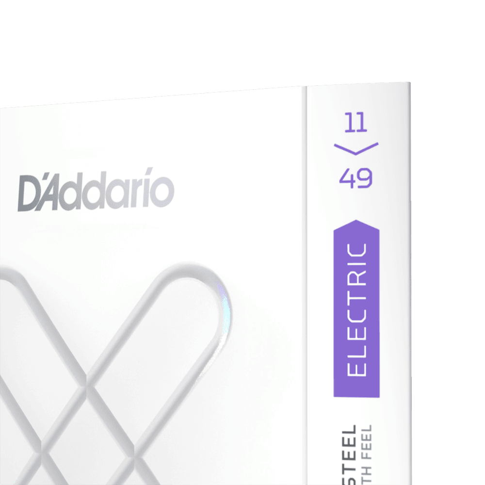 D'addario XSE1149 Medium Coated Electric Guitar Strings, 11-49
