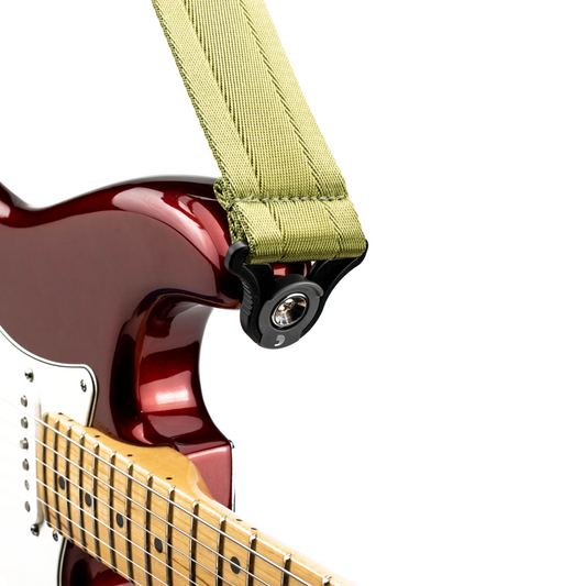 D'Addario 50BAL08 Auto Lock Guitar Strap, Moss