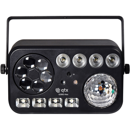QTX GOBO Hex: 6-in-1 LED & Laser Effect
