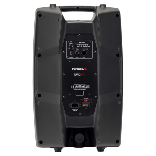 Proel V12PRO 12 Inch Active Speaker, Black