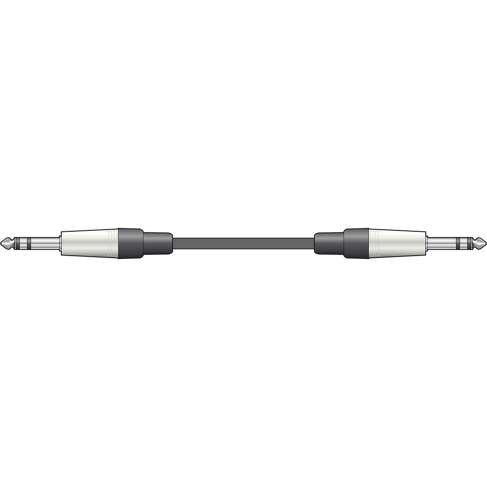 Citronic Classic Audio Leads 6.3mm TRS Jack Plug - 6.3mm TRS Jack Plug
