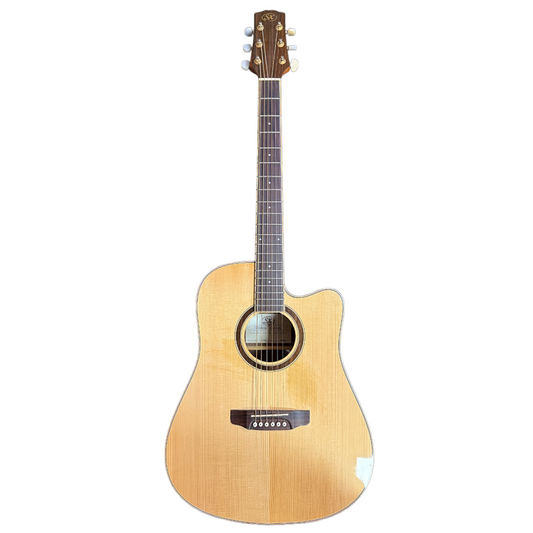 SX DG50CE+ Electric Acoustic Guitar - in Natural (Pre-Owned)