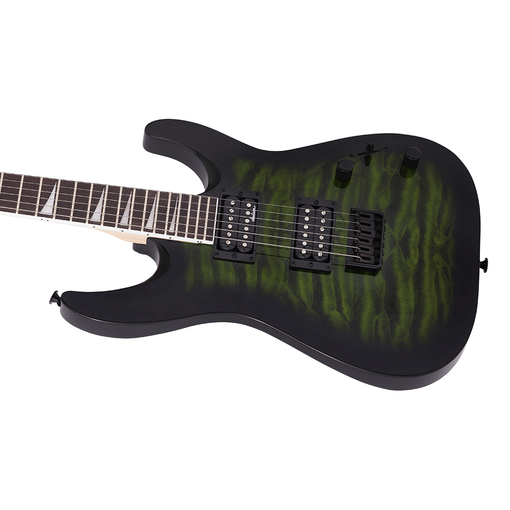 Jackson JS Series Dinky Arch Top JS32Q DKA HT, Transparent Green Burst (B-Stock)