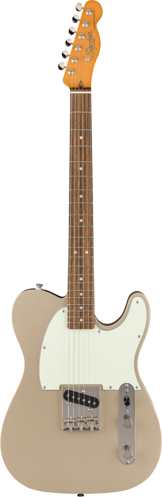 Squier FSR Classic Vibe '60s Custom Esquire Electric Guitar, LRL, Shoreline Gold
