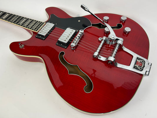 Hagstrom Viking DLX Wild Cherry Transparent