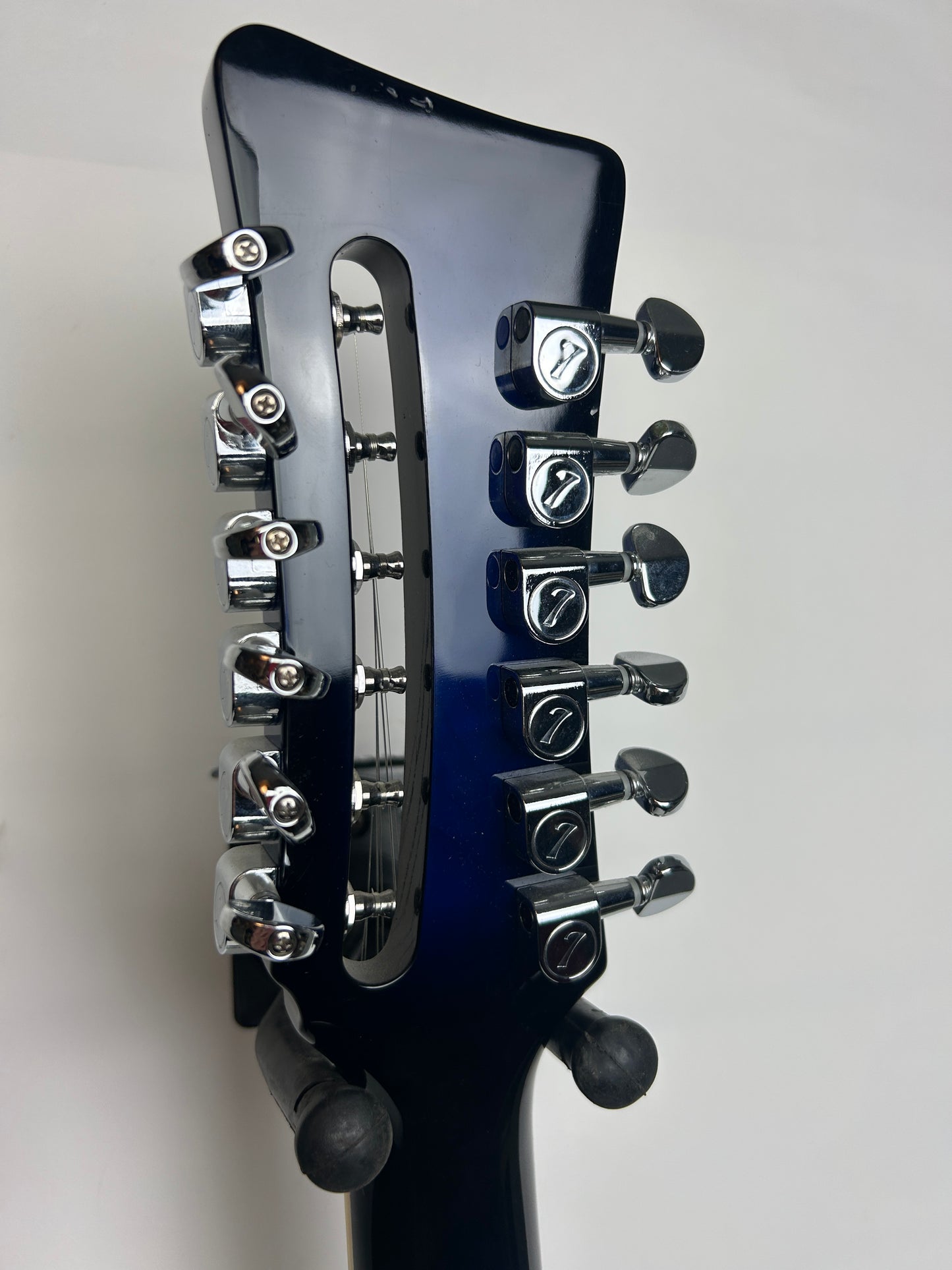 Italia Rimini 12 12-String Semi Acoustic Guitar, Blue Pearl