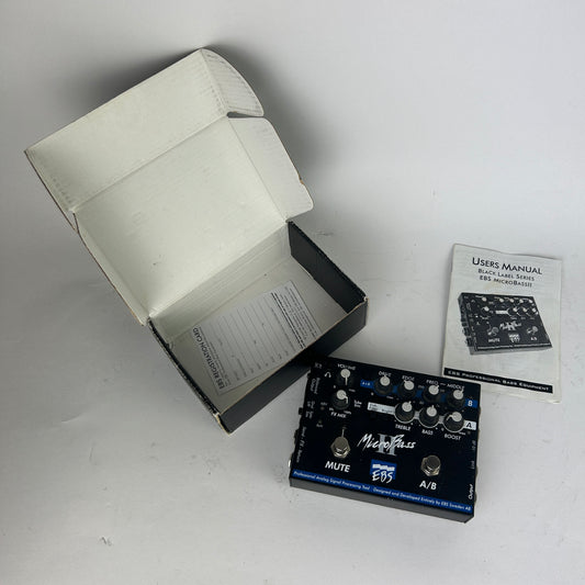 EBS Microbass II Bass Preamp Pedal (Pre-Owned)