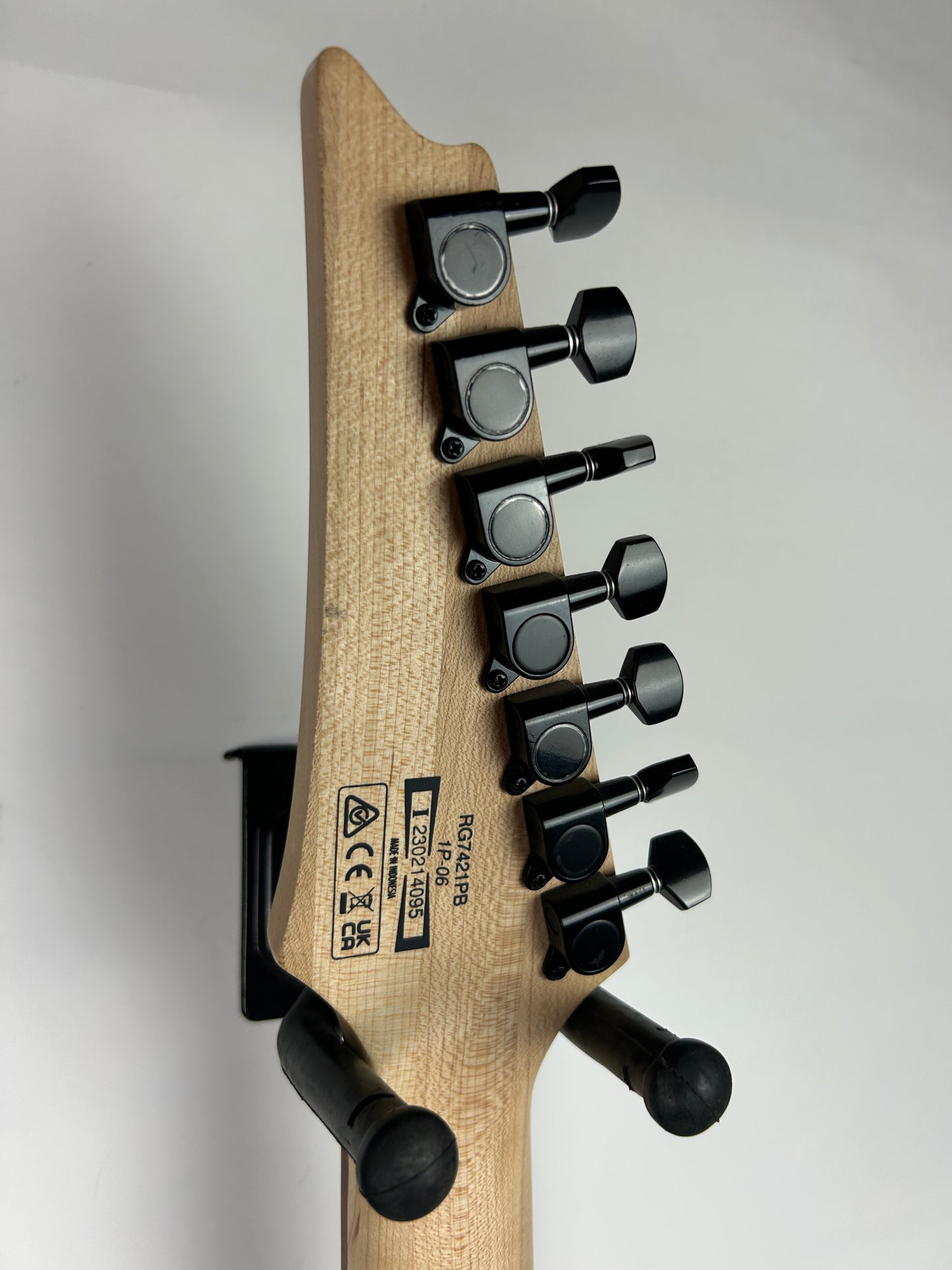 Ibanez RG7421PB 7-String, Sapphire Blue Flat (Pre-Owned)