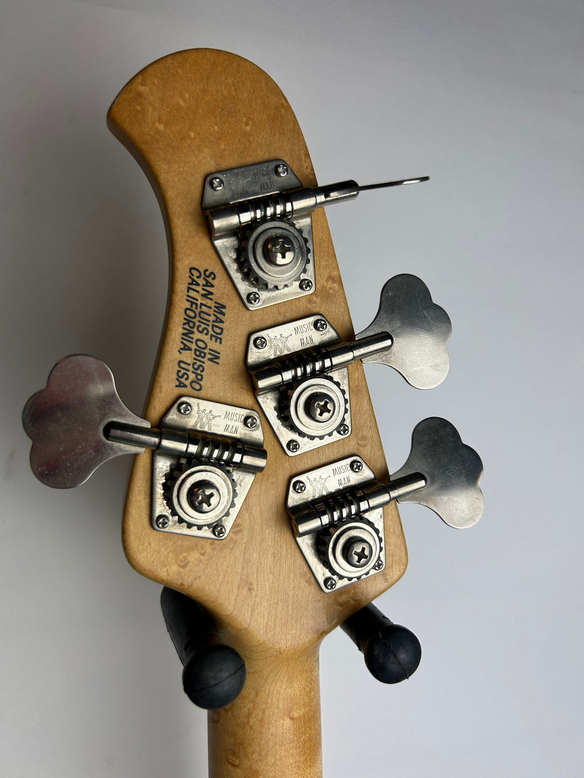 Ernie Ball Music Man StingRay 4-String Bass (1987), Birdseye Maple Fretboard, Blue (Pre-Owned)
