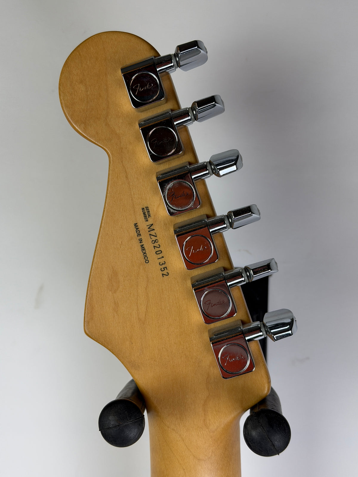 Fender Standard Stratocaster, Tinted MN, 2008, Black (Pre-Owned)