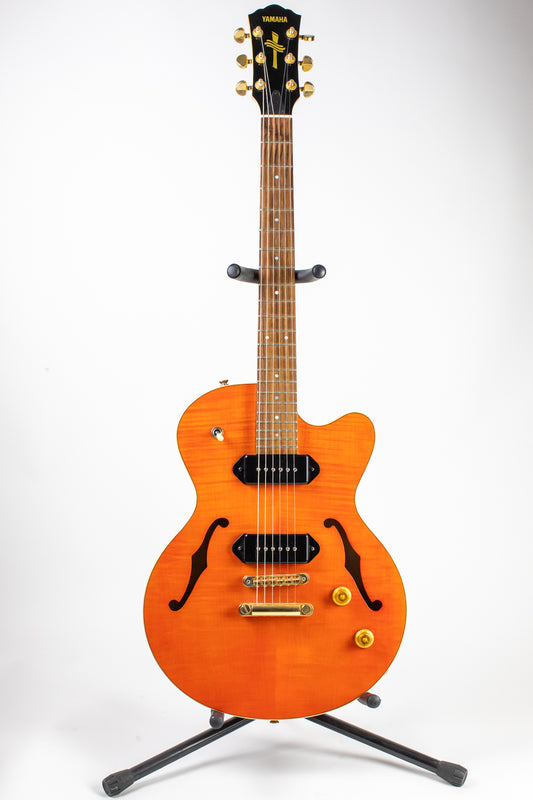 Yamaha AEX502 Semi-Hollow Electric, Orange Stain (Pre-Owned)