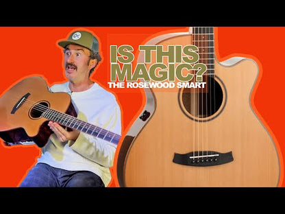 Tanglewood TRS1E Mini Rosewood Smart Acoustic Guitar, Natural