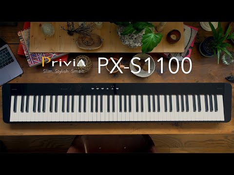 Casio Privia PX-S1100BK Portable Digital Piano, Black