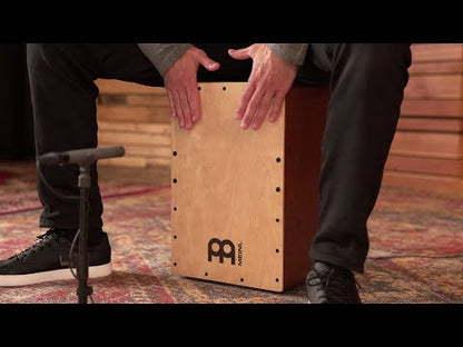 Meinl Snarecraft Series Cajon SC80AB-B, 11 3/4" x 18", Baltic Birch Frontplate