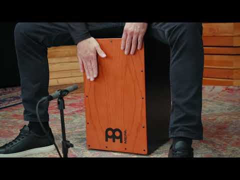 Meinl Percussion HCAJ3AWA String Cajon, Stained American White Ash