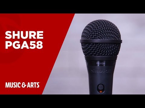 Shure PGA58 Cardioid Dynamic Vocal Microphone (Pre-Owned)
