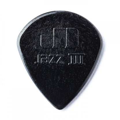 Dunlop Nylon Jazz III Guitar Pick 6 Pack, Black