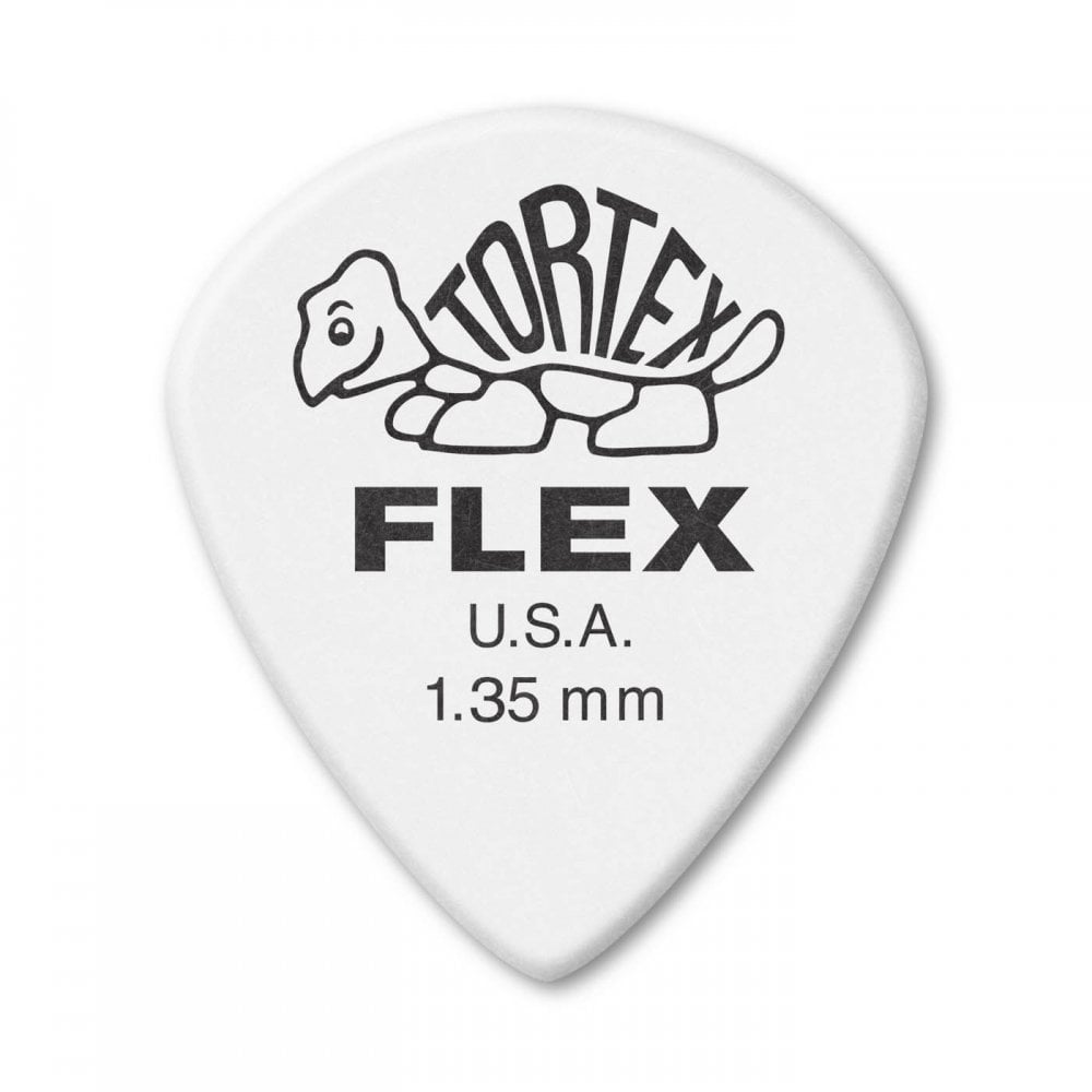 Dunlop Tortex Flex Jazz III XL Guitar Picks 1.35mm 12 Pack