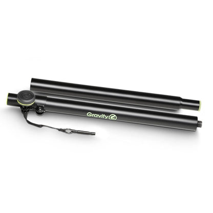 Gravity SP 3332 TPB Adjustable Two-Part Speaker Pole