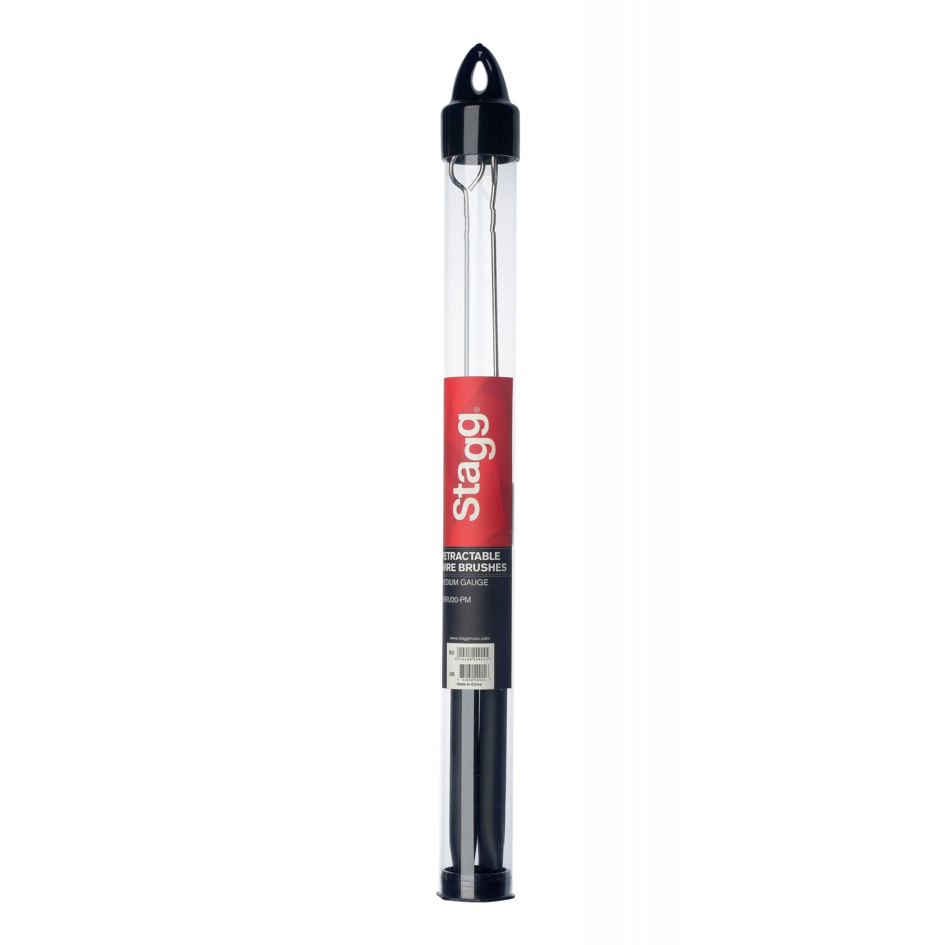 Stagg Telescopic Wire Brushes with Rubber Handle