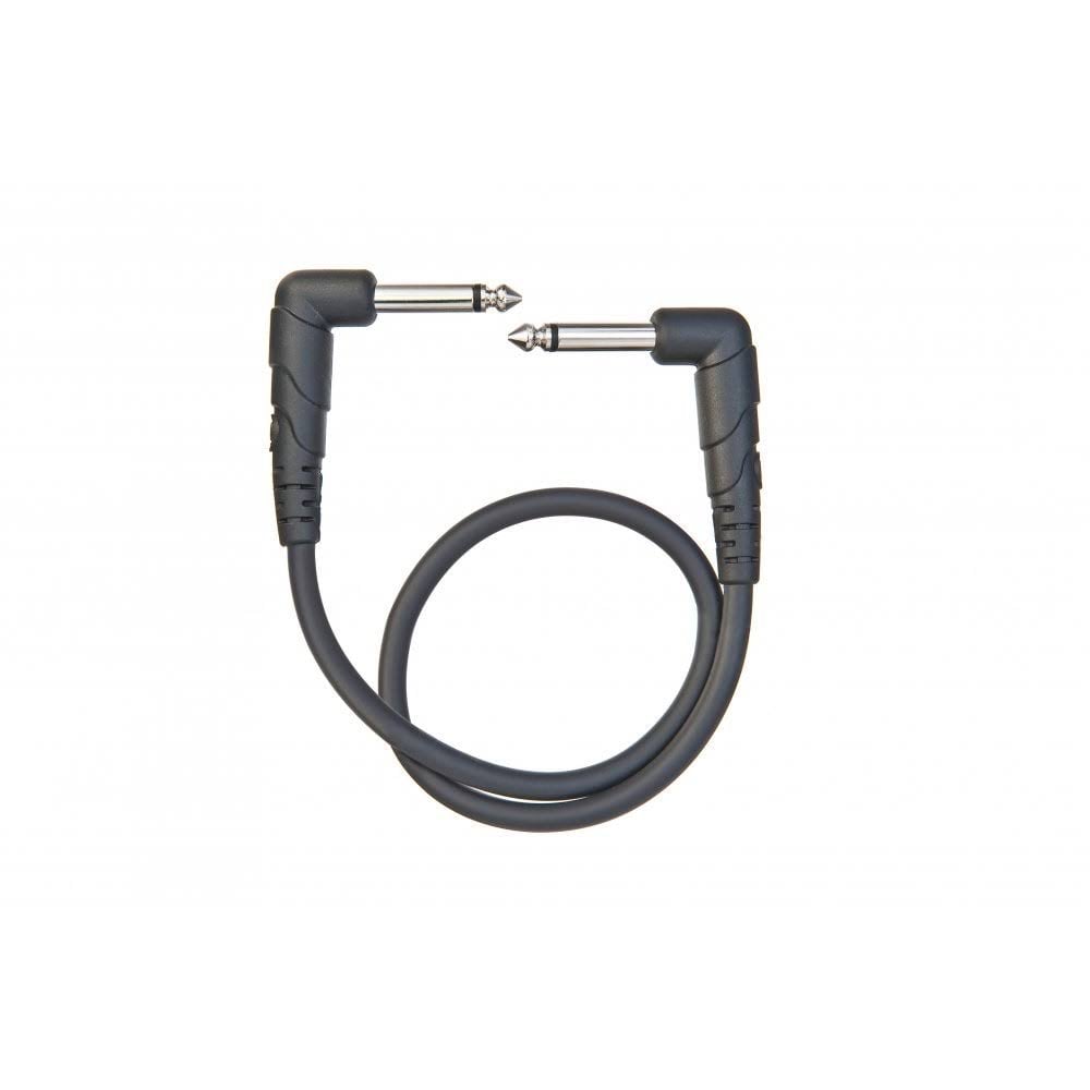 D'Addario Classic Series Patch Cable, Right-Angle, 1 Foot