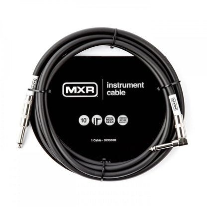 MXR Standard Instrument Cable 10ft Straight Jack - Angled Jack