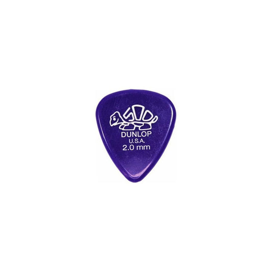 Dunlop Delrin 500 Standard Guitar Picks 2.00mm, 12 Pack