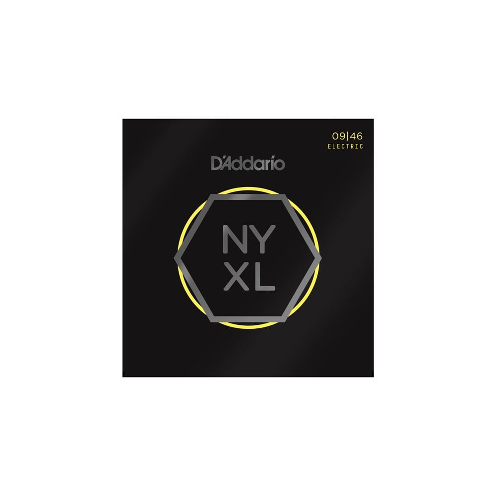 D'Addario NYXL0946 Nickel Wound Electric Guitar Strings, Super Light Top / Regular Bottom, 9-46