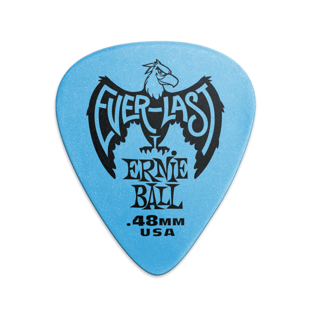 Ernie Ball 9181 Everlast 0.48mm Picks, 12 Pack