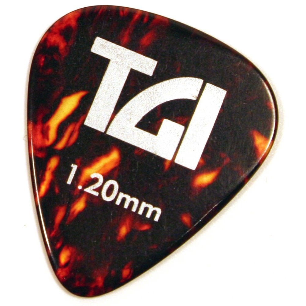 TGI Tortoiseshell Plectrums 1.2mm, 6 Pack