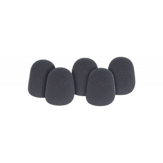QTX Dynamic Microphone Windshields, 5 Pack