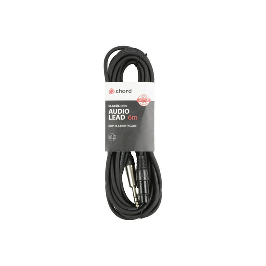 Chord Classic Audio Leads XLR Female - 6.3mm TRS Jack Plug