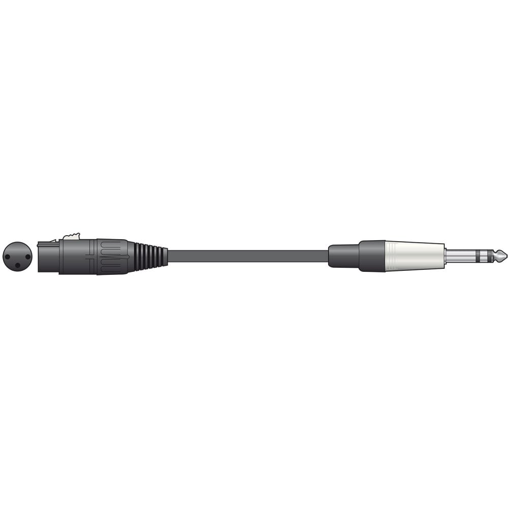 Chord Classic Audio Leads XLR Female - 6.3mm TRS Jack Plug