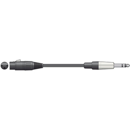 Chord Classic Audio Leads XLR Female - 6.3mm TRS Jack Plug
