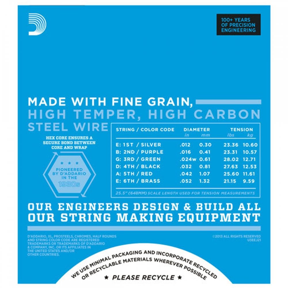 D'addario EXL120-3D Nickel Wound Electric Guitar Strings, Super Light, 9-42, 3 Sets