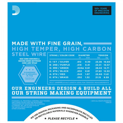 D'addario EXL120-3D Nickel Wound Electric Guitar Strings, Super Light, 9-42, 3 Sets
