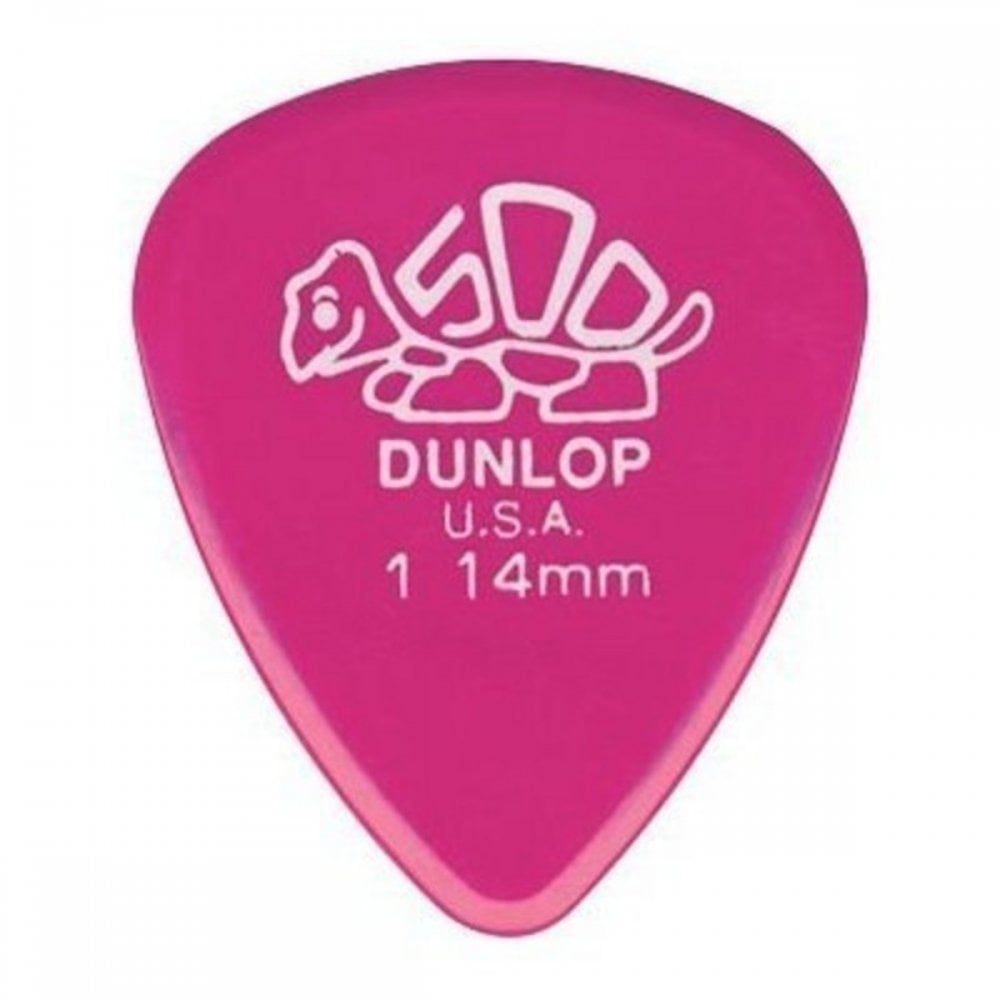 Dunlop Delrin 500 Standard Guitar Picks 1.14mm, 12 Pack