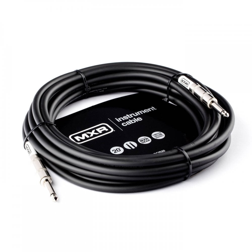 MXR Standard Instrument Cable 20ft Straight Jack - Straight Jack