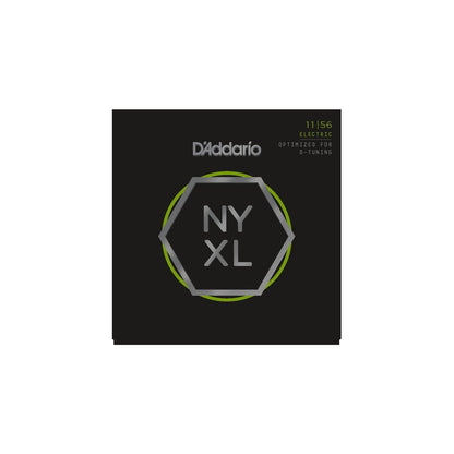 D'Addario NYXL1156 Nickel Wound, Medium Top / Extra-Heavy Bottom, 11-56