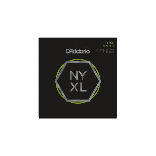 D'Addario NYXL1156 Nickel Wound, Medium Top / Extra-Heavy Bottom, 11-56